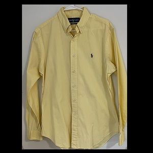 Ralph Lauren classic fit cotton long sleeve top.